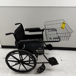 Wheelchair with Shopping Basket 