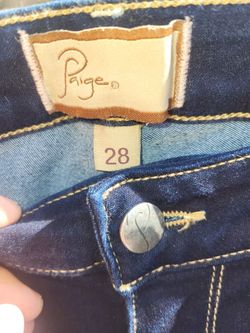 N E W!!  Paige Skinny Jeans Size 28