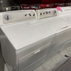Whirlpool Top Loader Washer And Dryer Set 
