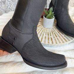 Botas Vaquera Para Hombre , Cuero De Toro , Cowboy Men’s Boots