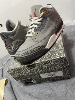 Air Jordan 3 Cool Grey Size 9.5