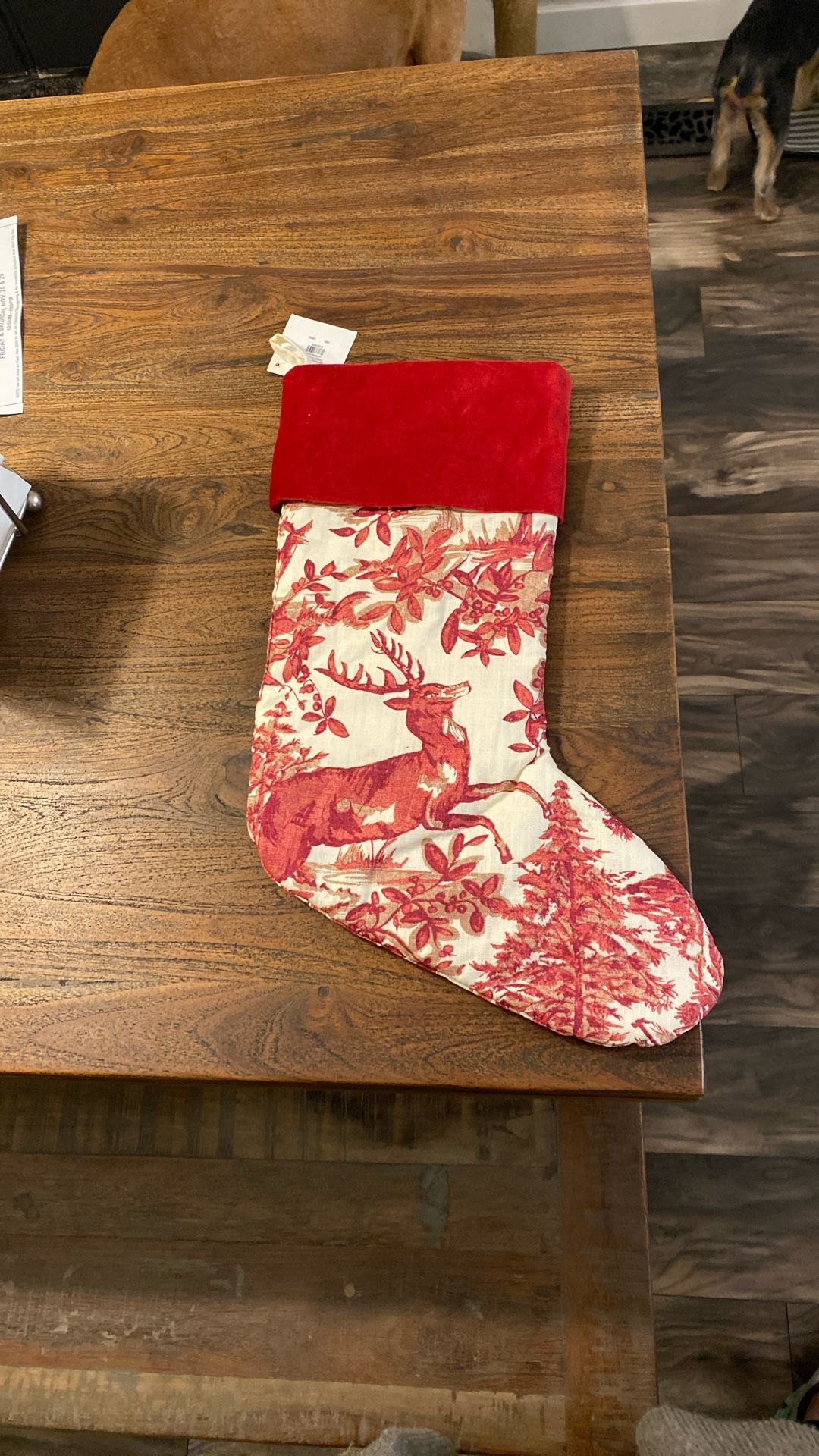 Pottery Barn Stocking