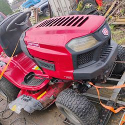 Craftsman Riding Mower with Trailer 