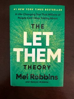 The Lee Them Theory by Mel Robbins.  Like new, 15, no holds