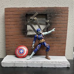 Marvel legends Captain America diorama