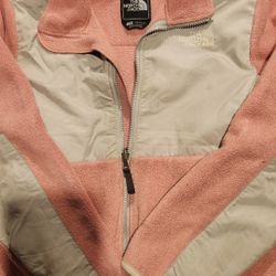 Girls Large Pink NORTH face Fleece