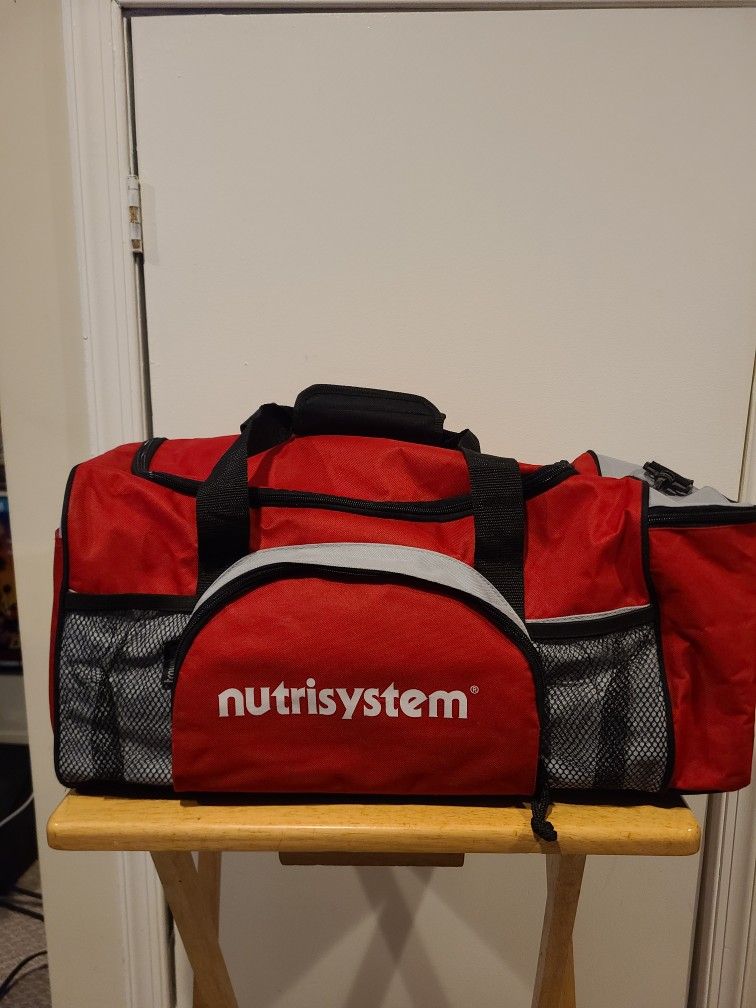Large Nutrisystem/GNC Gym Bag