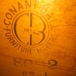 Mid Century Modern End table made Conant Ball