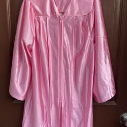 Pink Shiny Kindergarten Or Preschool Graduation Gown Kids