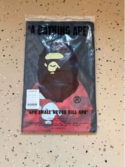 Black and red bape shirt