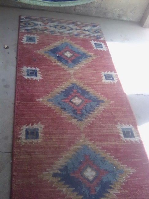 Southwest Design 8×3 Matching Runners. I'm Going With A Different Style For Decorating And Am Offering Both Runners For Low Price Of Fifty Dollars. Th