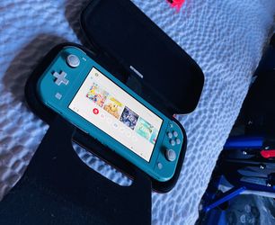 Nintendo Switch Lite Teal color With Shockproof Case