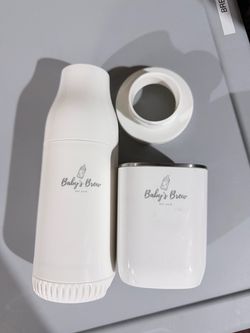 Baby brew bottle warmer and formula holder/dispenser