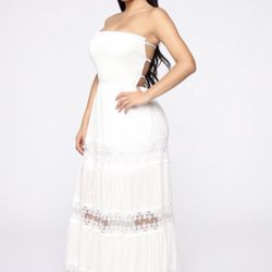 White Maxie Dress