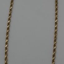 1OKT YELLOW GOLD CHAIN 5MM WIDE 14.7 GRAMS 879252-1