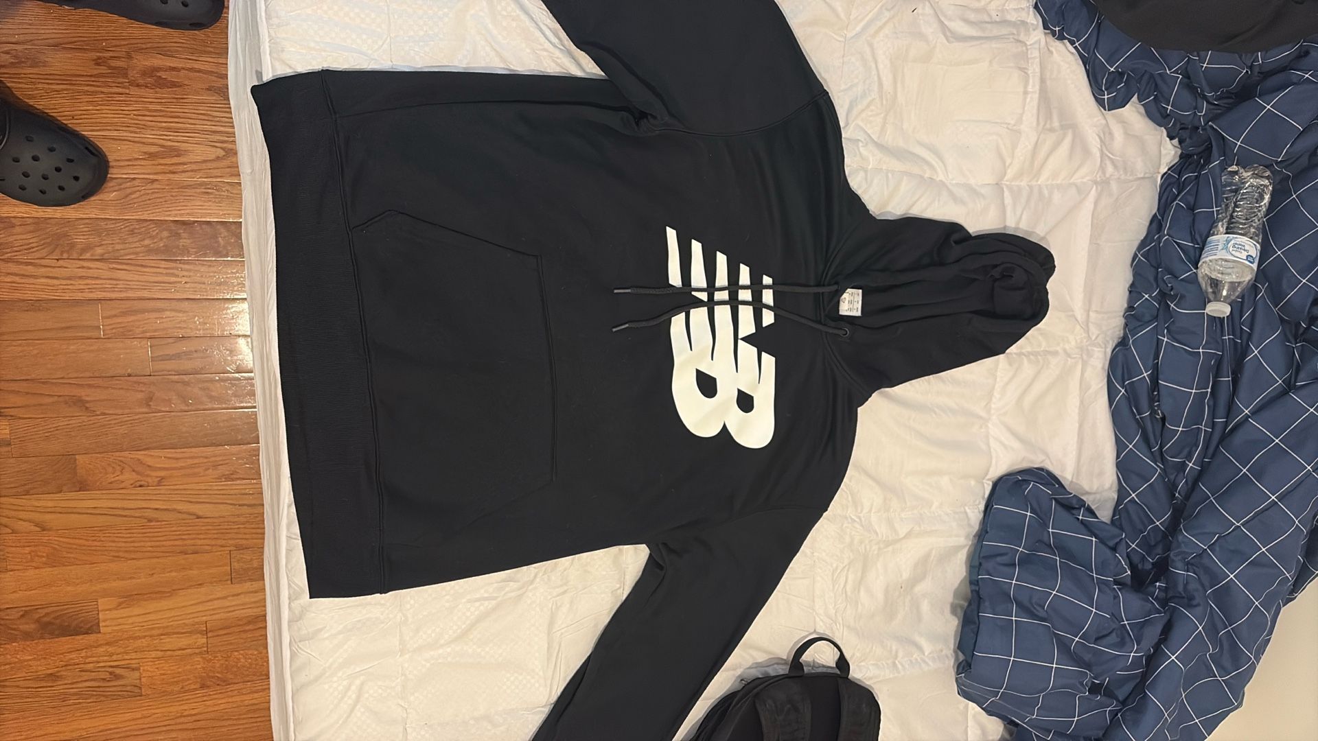 Large New Balance Sport Essentials Fleece Logo Hoodie