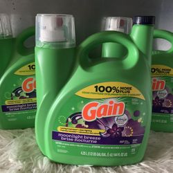 3/$40 Gain Detergents 