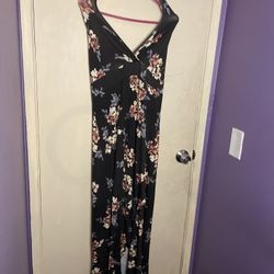 2xl Olive Green Halter Top Dress