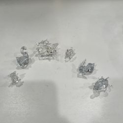 Crystal Figurines Set 