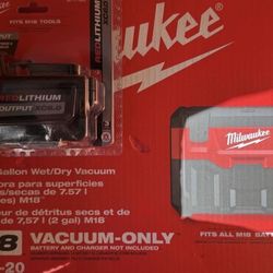 M18 Vacuum With 6.0 Battery 