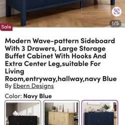 Navy Blue Buffet
