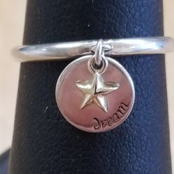 Sterling Silver Charm Ring 