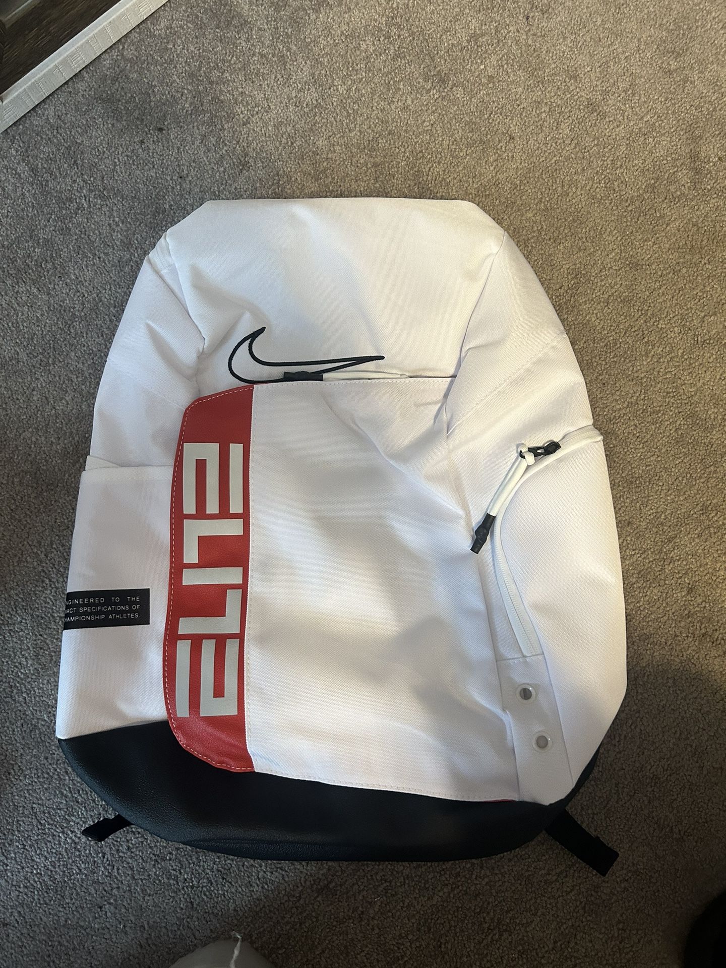 Nike Elite Pro Basketball Backpack ‘White ’Brand