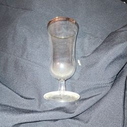 Glasses Parfait Silver Platinum Rimmed Seven 