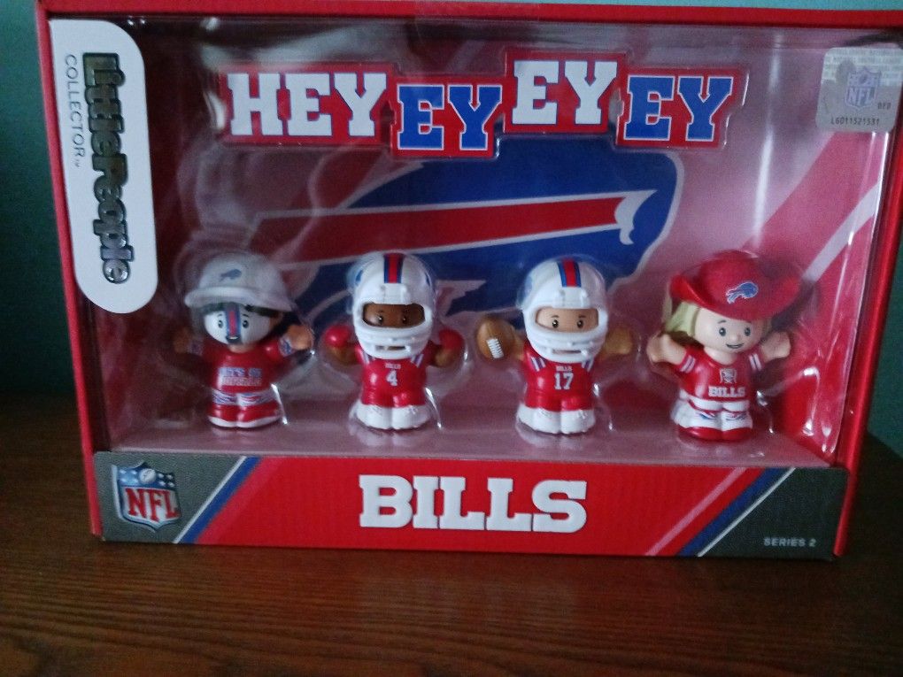 NEW BUFFALO BILLS LITTLE PEOPLE