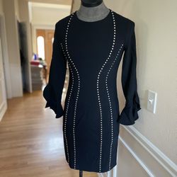 Michael Kors black dress with studs