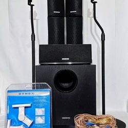 Onkyo surround sound home theater system. EUC