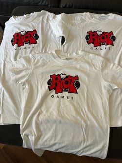 New 3 Riot Games Staff Womens Shirts size M