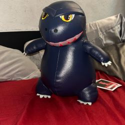 Godzilla Premium Blue Metallic 13 Pleather Plush
