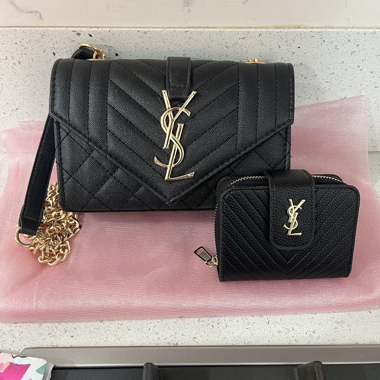 YSL Bag and matching wallet