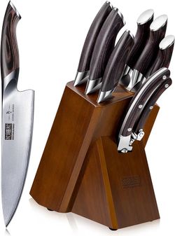 HOSHANHO 8-Piece Kitchen Knife Set -NEW (1904/10)
