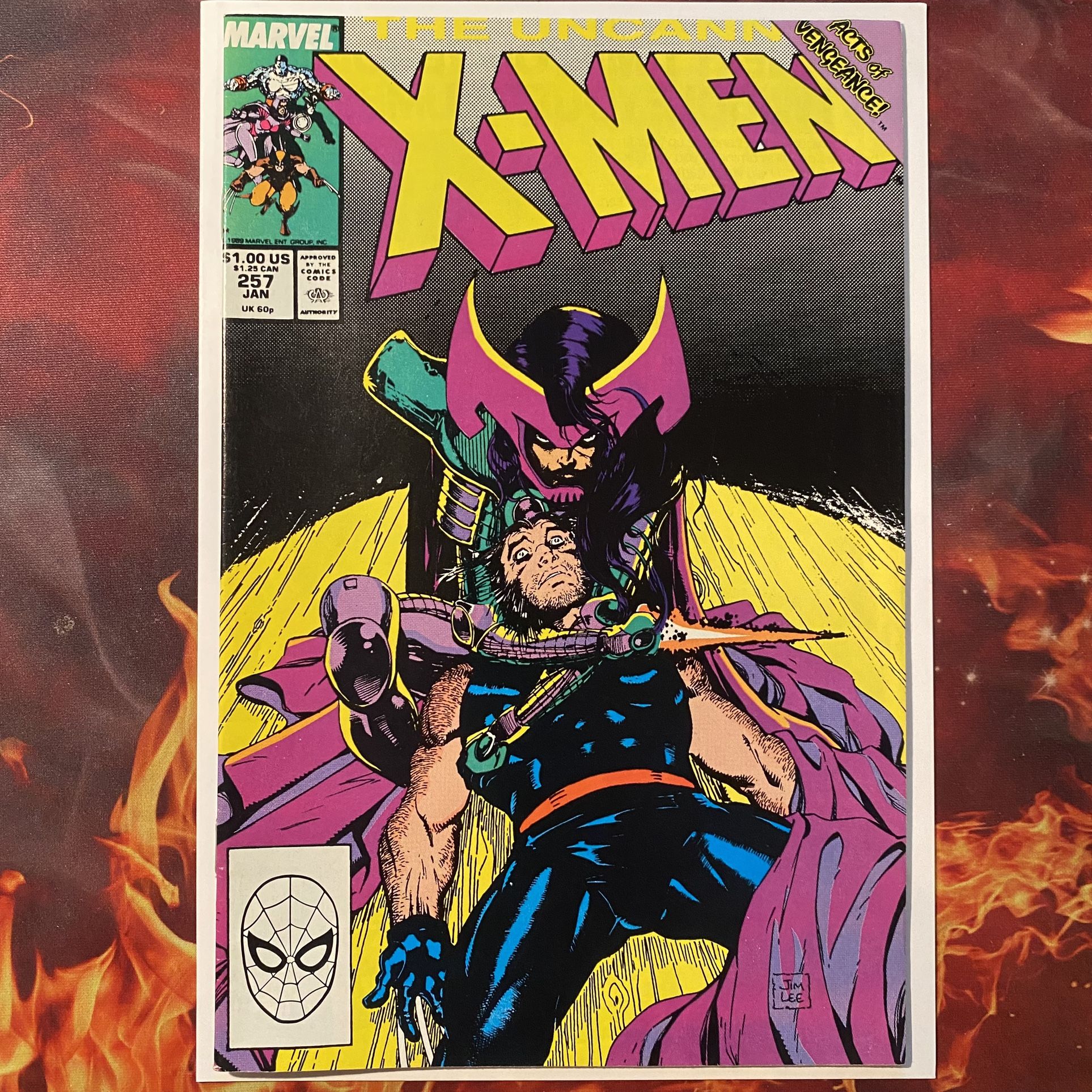 1990 X-Men #257 (🔑 1st Psylocke as Lady Mandarin)
