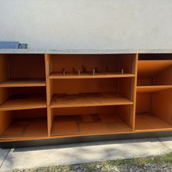 Heavy Duty Bench With Shelving 