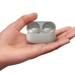 Sony WF1000XM4S Silver Industry Leading Noise Canceling Truly Wireless Earbuds 