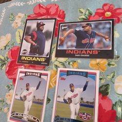 Cleveland Indians C.C Sabathia Baseball Cards Hall Of Famer 