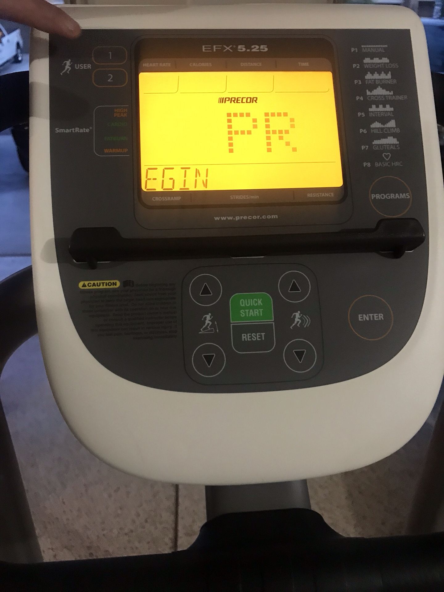 Elliptical machine