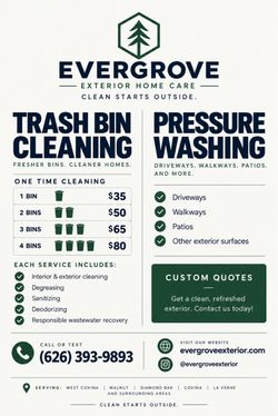 Trash Bin Cleaning