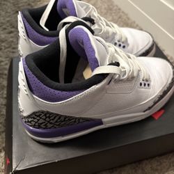 Dark Iris Air Jordan 3 Size 6(GS)