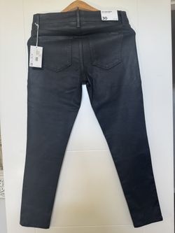 NEW WITH TAGS – Joe's Jeans Black Coated Skinny Jeans – Size 30
