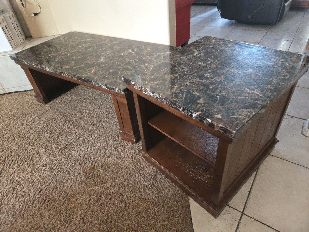 Coffee Table with 2 End Tables