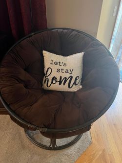 Papasan Chair with Cushion
