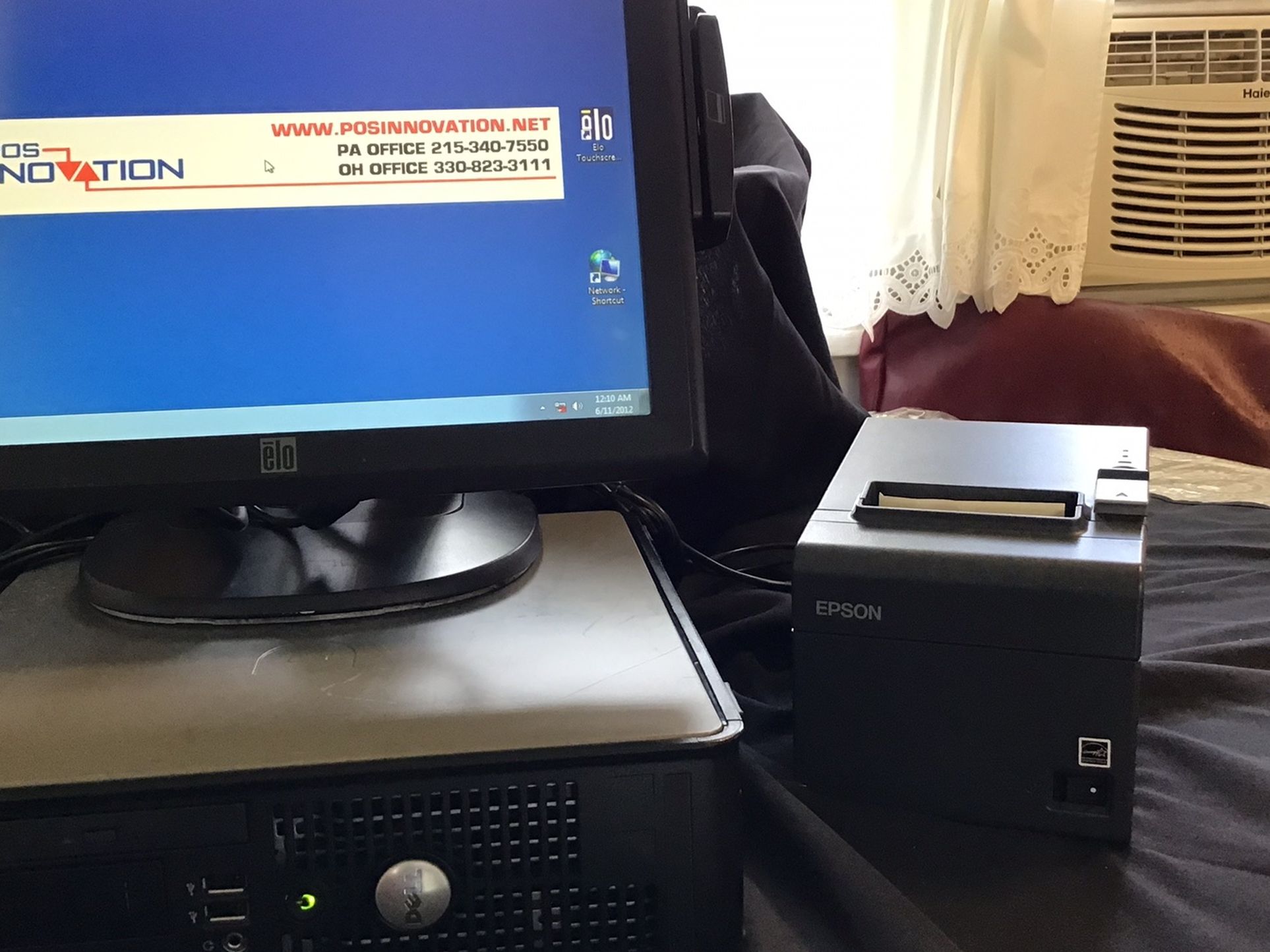 Complete Point of Sale System w/touchscreen, card reader, printer