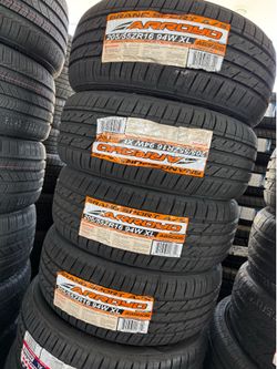 📲✅205/55/16 vendo set de llantas nuevas Arroyo