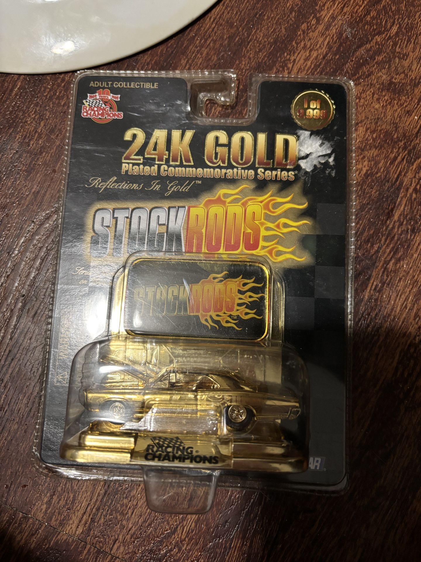 Racing Champions 24K Gold Plated Stock Rod – 1 of 9,999 – NIB (Item #96711G)