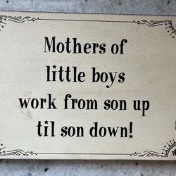 FREE Wooden 10”x14” Sign