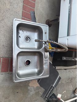 Sink and faucet